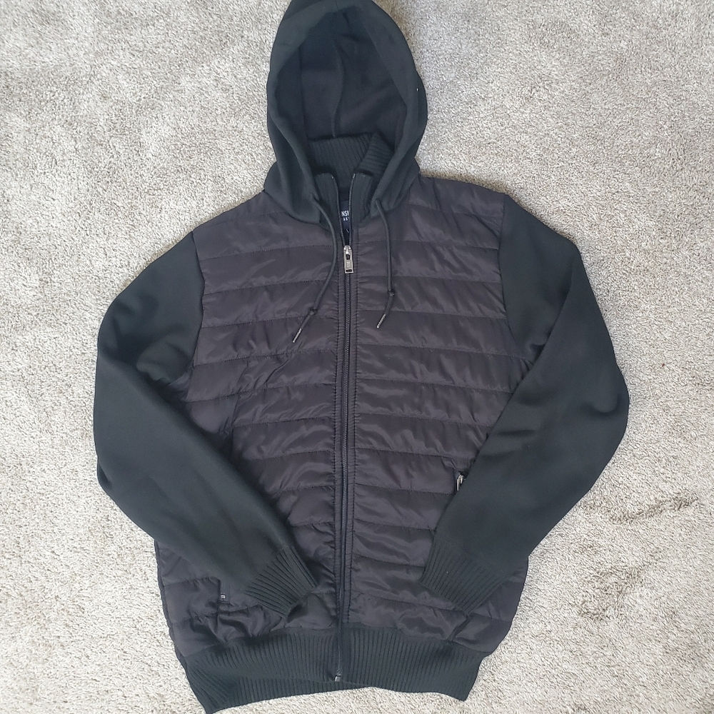 Kensington Eastside Quilted Puffer Hoodie Jacket – Men’s Large (Runs Small)